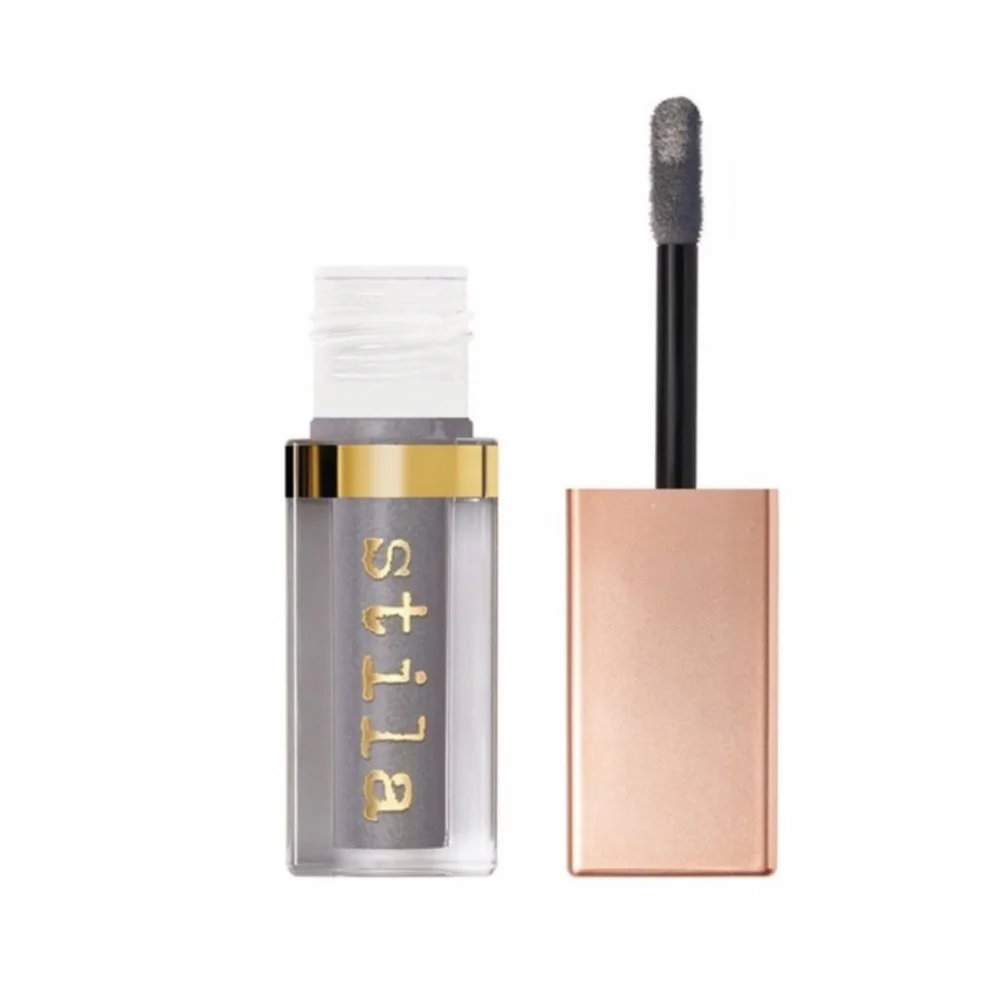 NEW Stila Suede Shade Liquid Eye Shadow sheer pewter silver